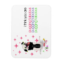 Diva Pug: Pugging Fabuloso Magnet