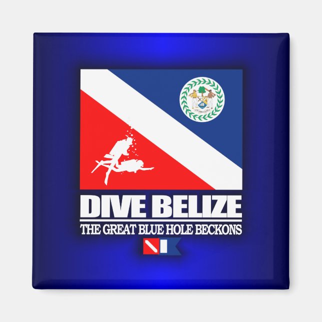 Imã Dive Belize (Frente)
