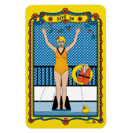 Ímã Dive No_B_4x6 Magnet Do Refrigerador