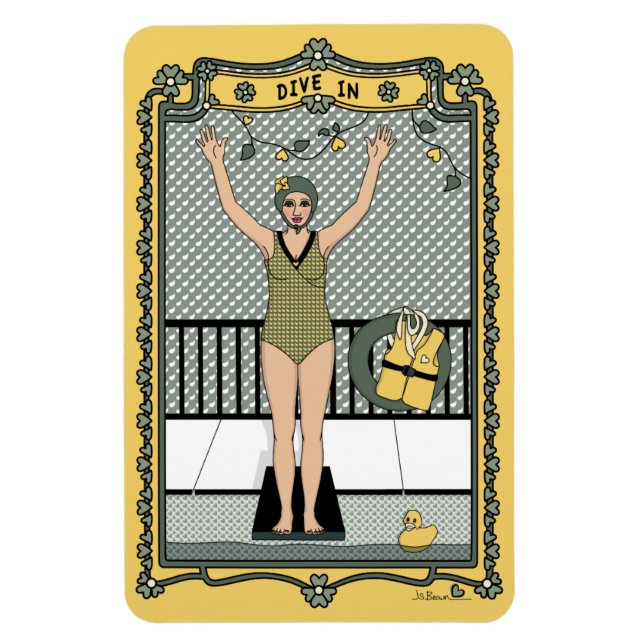 Ímã Dive No_C_4x6 Magnet Do Refrigerador (Vertical)