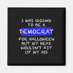 Imã Diversão Anti-Liberal Figurino de Halloween Adulto