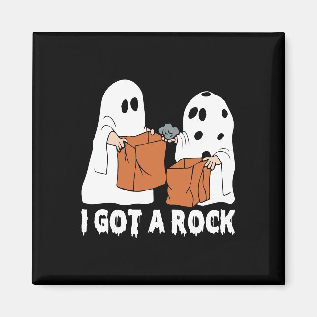 Imã Diversão Boo Ghost Scary Eu Tenho Um Halloween De  (Frente)