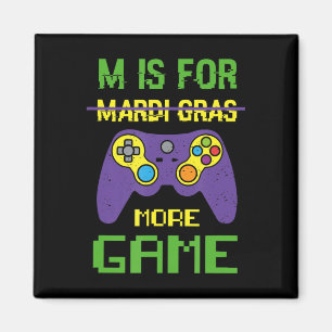 Imã Diversão Celebre Mardi Gras Controle de Video Game