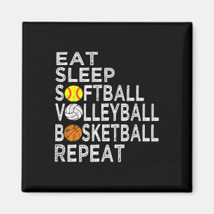 Imã Diversão Coma Dormir Moleque Volleybyll Bysketbyll