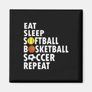 Imã Diversão Coma Dormir Suave Bysketbyll Soccer Men B