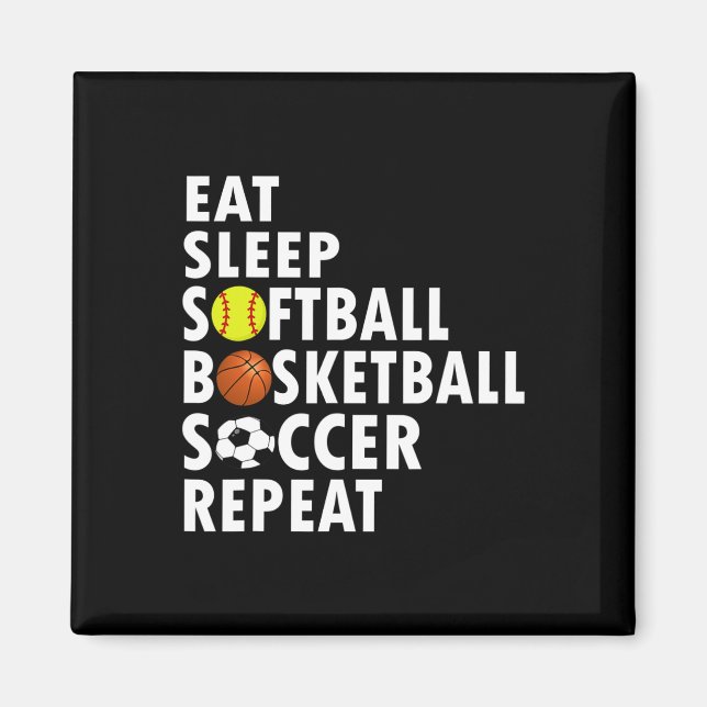 Imã Diversão Coma Dormir Suave Bysketbyll Soccer Men B (Frente)