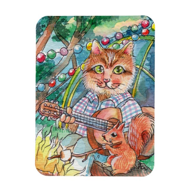 Ímã Diversão de acampamento (Vertical)