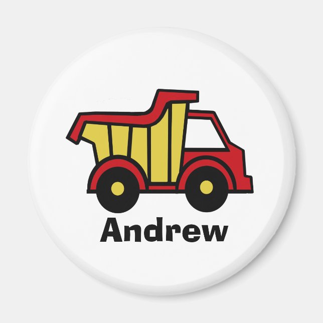 Imã Diversão de Construção/ Despejo de Caminhão (Frente)