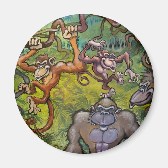 Imã Diversão de macacos (Frente)