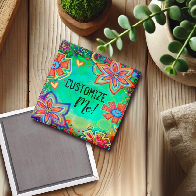 Imã Diversão de tendências de inspirividade Bonito Flo (Criador carregado)