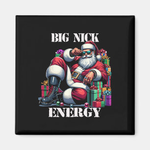 Imã Diversão do Big Nick Energy Divertimento Papai Noe