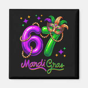 Imã Diversão Festiva 67 Balões de Festa de Mardi Gras