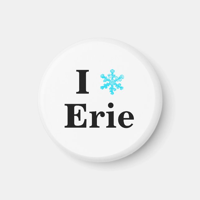 Imã Diversão I Snowflake Erie (Frente)