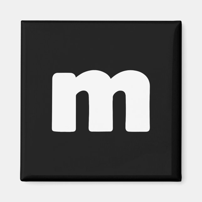 Imã Diversão - Letra M Grupos de Halloween Figuras (Frente)