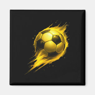 Imã Diversão no Futebol Efeito Colorido Tie Dye Preto 
