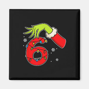 Imã Diversão Número 6 Natal 67 Seis Sete Meme Xmas Hom