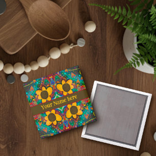 Imã Diversão Personalize seu próprio Magnete de inspir