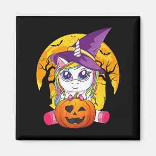 Imã Diversão Retro Halloween Oferece Bonita Testemunha
