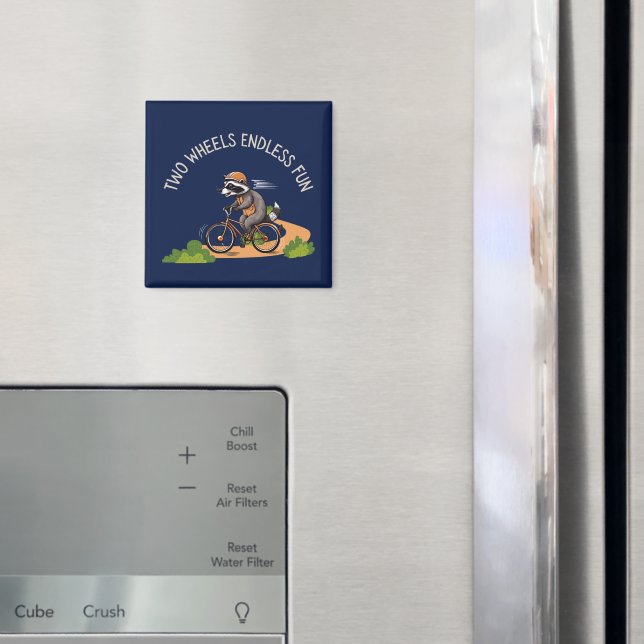 Imã Diversão sem fim de duas rodas (In Situ (Fridge))
