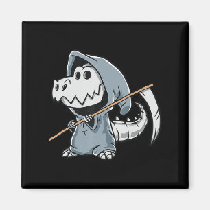 Imã Diversão TRex Skeleton Dino Grim Reaper Hallow