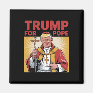 Imã Diversão Trump Para Papa Enfeite Católico Vaticano