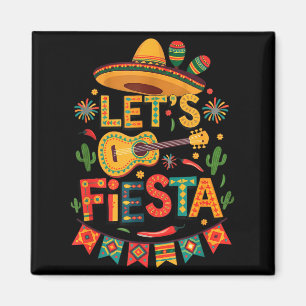 Imã Diversão vamos festa sombrero engraçado guitarra f