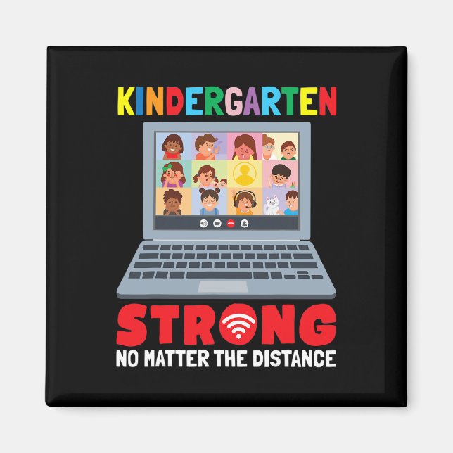 Imã Diversão Virtual do Jardim de Infância 100 Dias de (Frente)