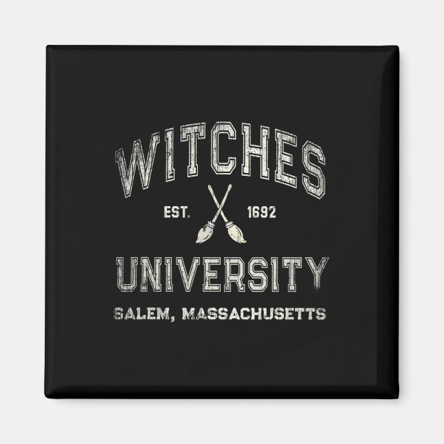 Imã Diversão Wiccan Witts University Salem Machusets W (Frente)
