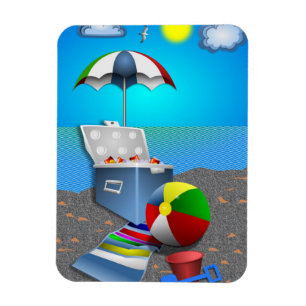 ÍMÃ DIVERTIDA NA PRAIA