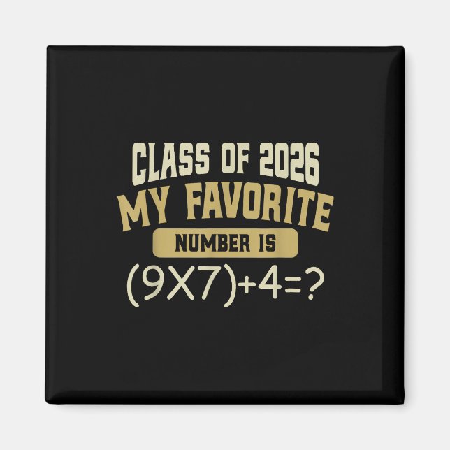 Imã Divertido 67 Meme Pemdas Matemática Seis Sete Cl D (Frente)