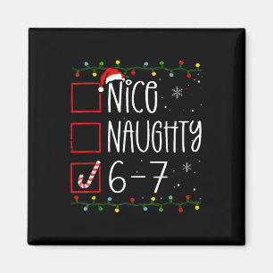 Imã Divertido 67 Seis Sete Meme Natal Travesso Bom Lis