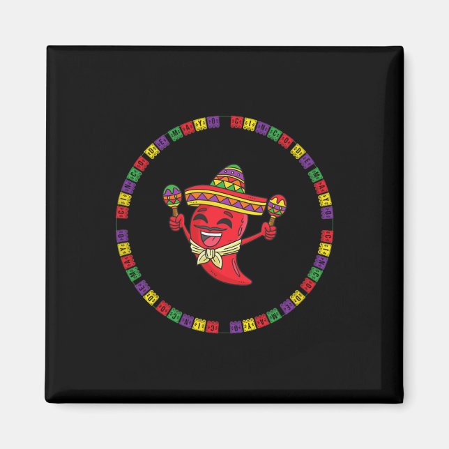 Imã Divertido Cinco De Mayo  (Frente)