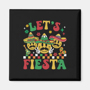 Imã Divertido Cinco De Mayo Groovy Vamos Festa Sorriso