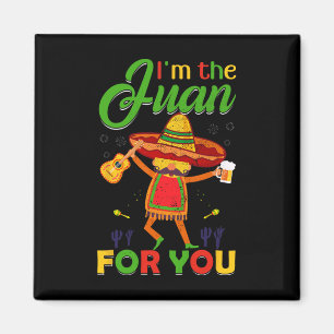 Imã Divertido Cinco De Mayo Vintage Mexicano Eu Sou O