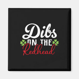 Imã Divertido Dia de São Patrício Irlandês Trevo Dibs