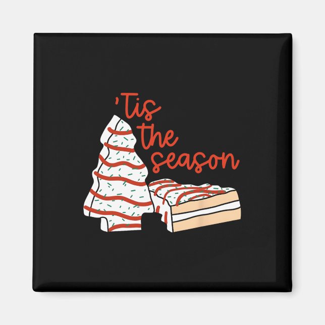 Imã Divertido Esta Época Design de Natal (Frente)