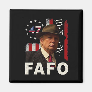 Imã Divertido Fafo Trump Fafo Americano EUA Para Homen