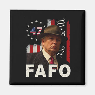 Imã Divertido Fafo Trump Fafo Americano EUA Para Homen