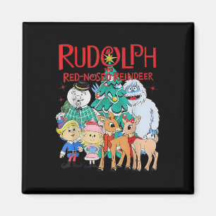 Imã Divertido Fofinho Rudolph O Rena De Nariz Vermelho
