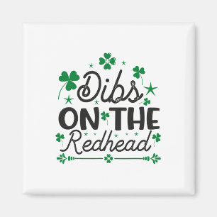 Imã Divertido irlandês Dia de São Patrício Trevo Dibs