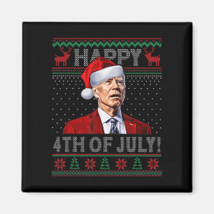 Imã Divertido Joe Biden Feliz Dia do Natal Feio de jul