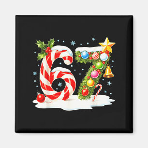 Imã Divertido Legal Travesso 6 7 Natal 67 Meme Xmas Me
