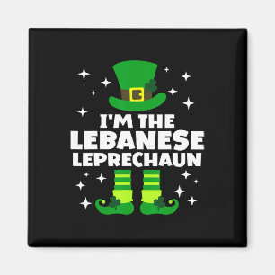 Imã Divertido Leprechaun Libanês Irlandês Dia de São P