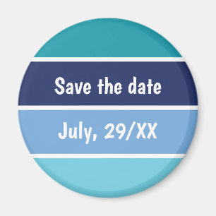 Imã Divertido Listras Azuis