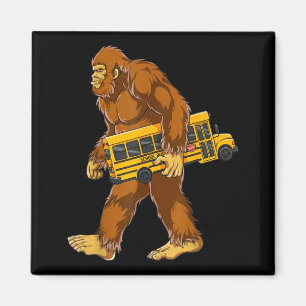 Imã Divertido Motorista de Ônibus Bigfoot Sasquatch Am
