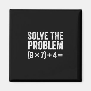 Imã Divertido Resolva O Problema 67 Meme Seis Sete