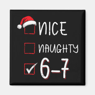 Imã Divertido Seis Sete 67 Meme Legal Safado Natal Shi