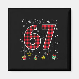 Imã Divertido Seis Sete 6 7 Meme 67 Natal Xadrez Verme