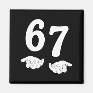 Imã Divertido Seis Sete 6 7 Meme Geração Alpha Gíria 6