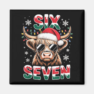 Imã Divertido Seis Sete Vaca das Terras Altas Natal 67